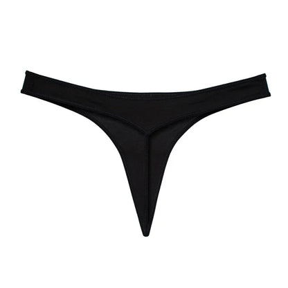 2 Pcs T-back Cotton Thong Underwear for Women Sports Ladies Seamless Panties Low Rise Solid Sexy Tanga