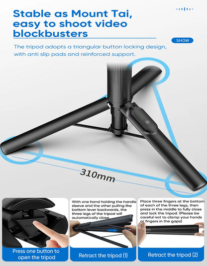 Bluetooth Remote Selfie Stick