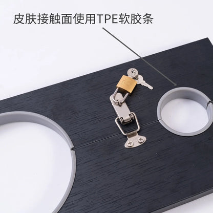 Locking Collar & Cuff Shackle Set