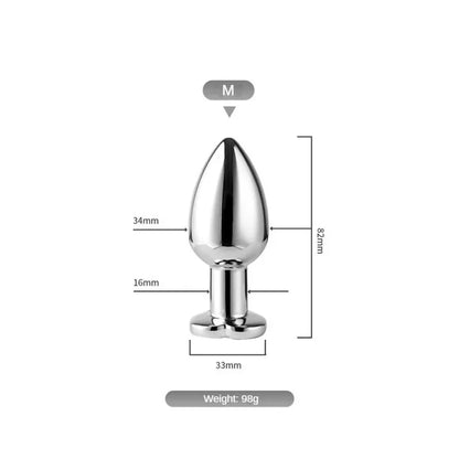 Smart Vibrating Metal LED Plug