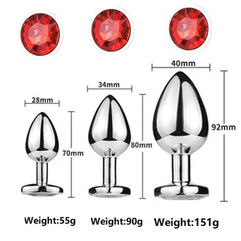 Romantic Play Metal Butt Plugs