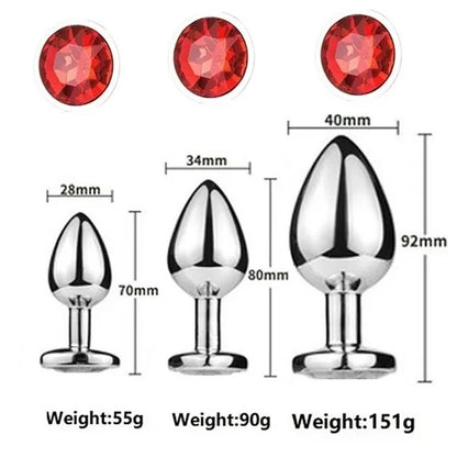 Romantic Play Metal Butt Plugs