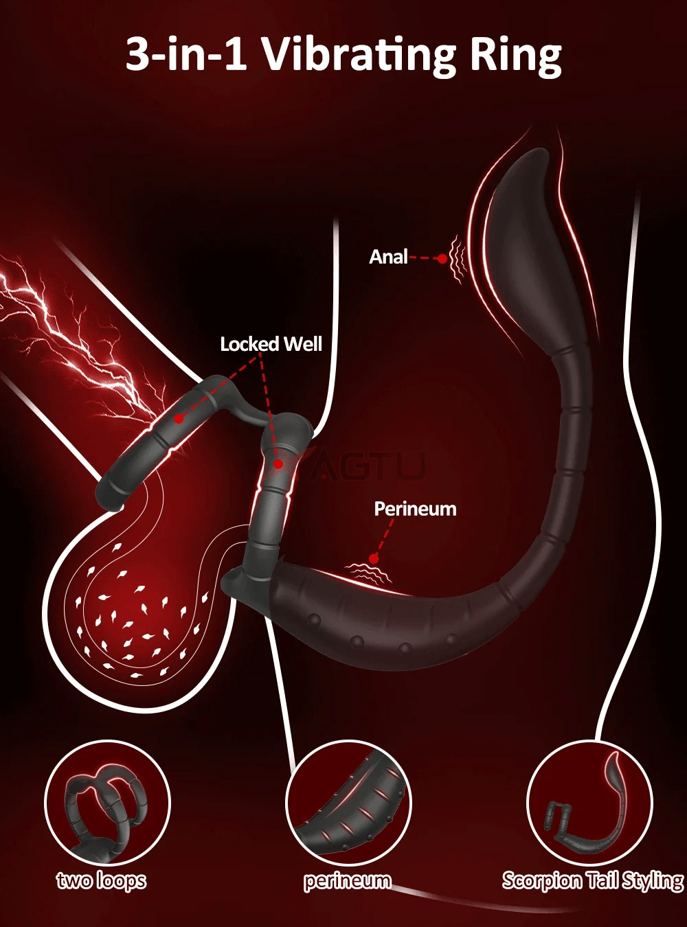 App Control Plug with Vibrating Ring