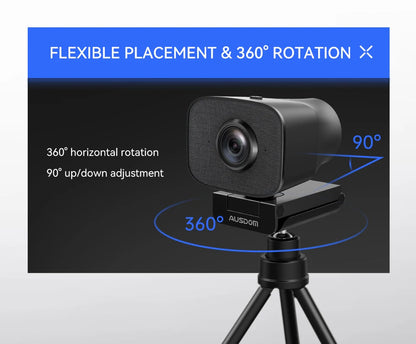 100° Lens Autofocus Webcam