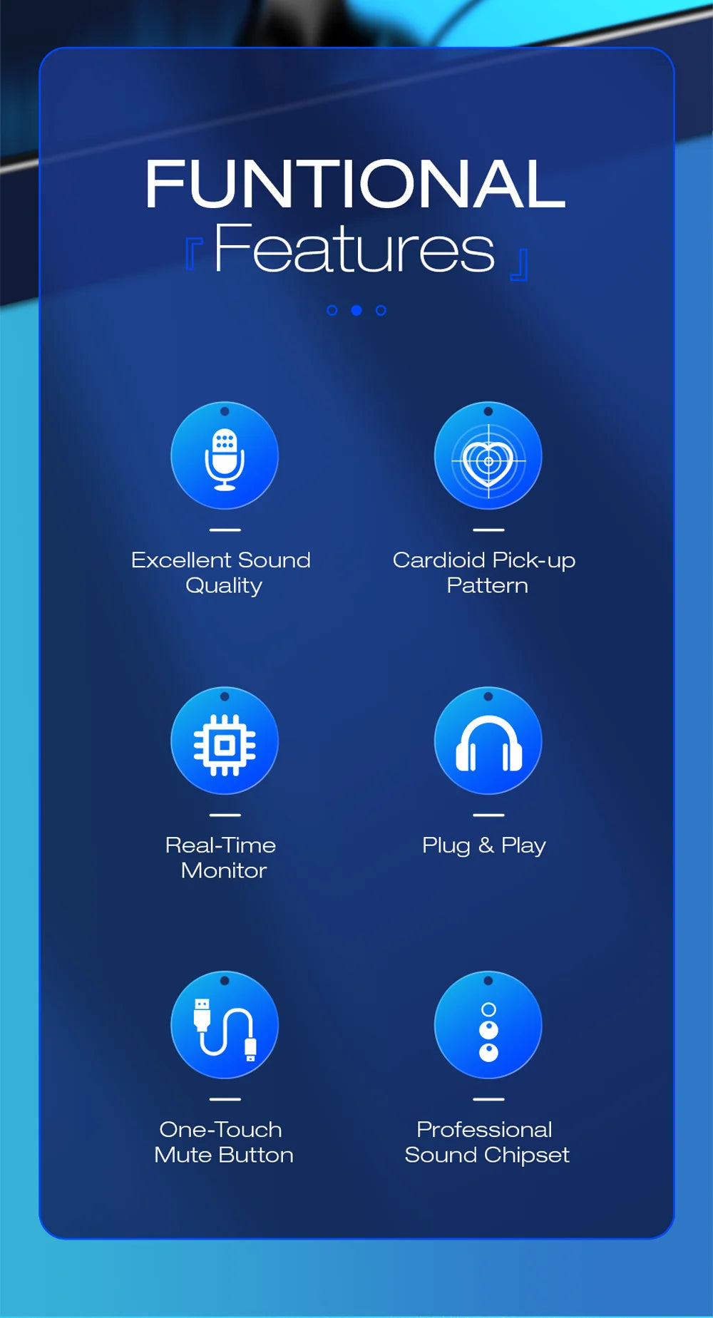 USB Studio Mic with Gain
