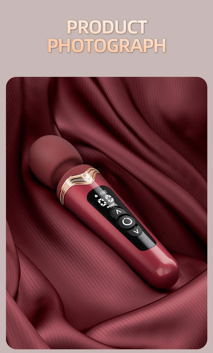 Luxury Silicone Wand Vibrator