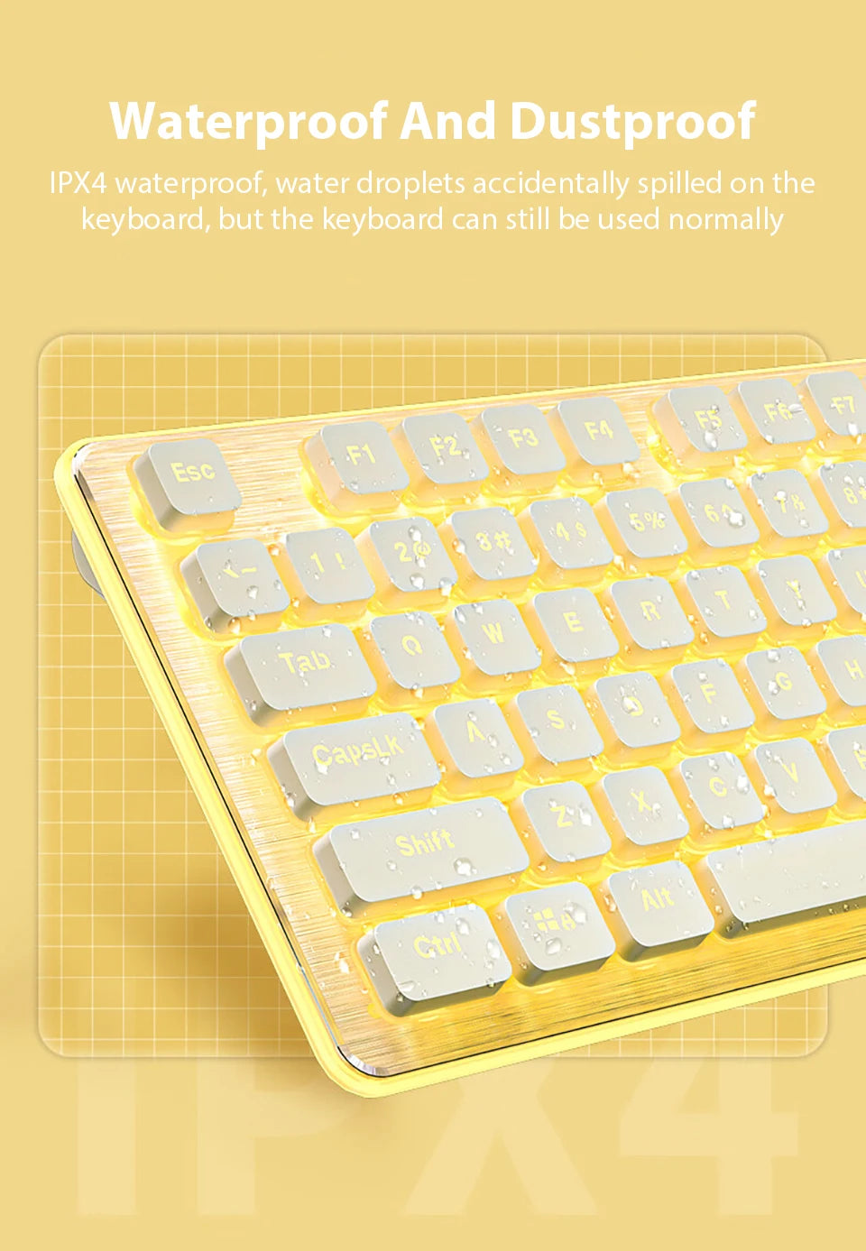 Hot-Swappable LED Keyboard