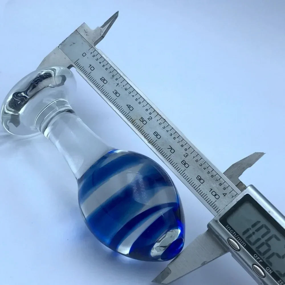 Crystal Smooth Glass Plug