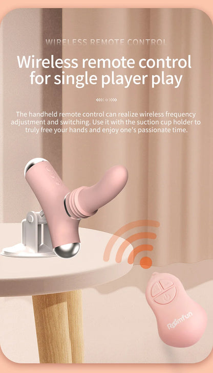 Powerful Sex Machine & Device, Heatable Thrusting Dildo for Women Men, Remote Control Vibrator G-Spot Anal Stimulator,Adult Toys