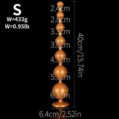 Safe & Hygienic Silicone Anal Toy