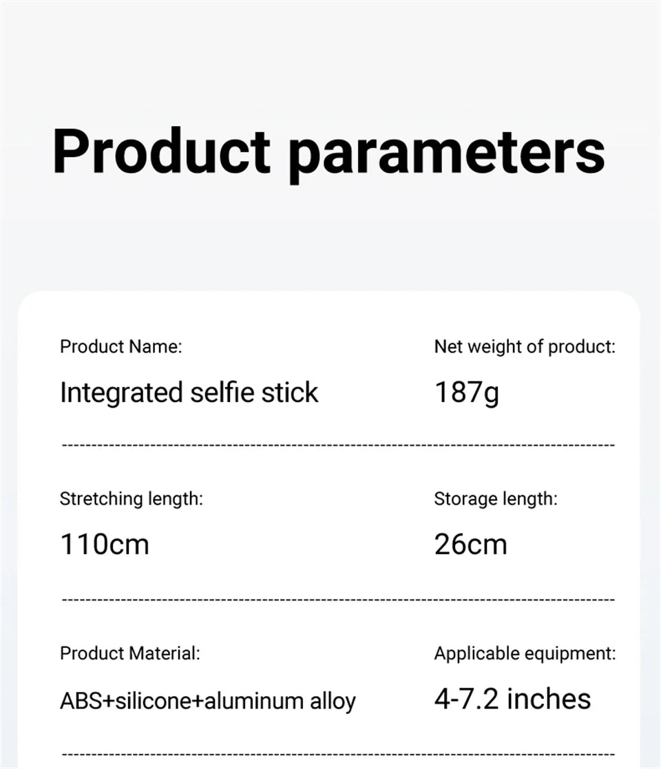 Foldable Selfie Stick With Tripod