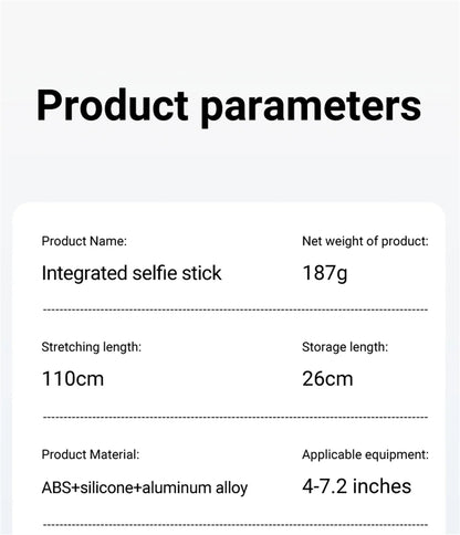 Foldable Selfie Stick With Tripod