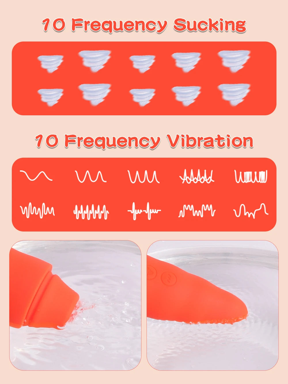 Carrot Rabbit Vibrator — Dual Suction and G-Spot