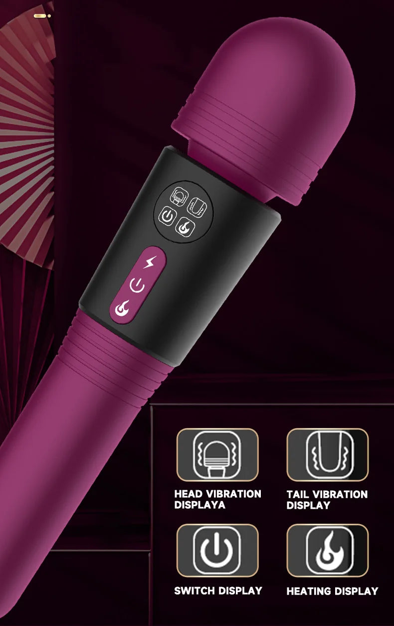 Lay-on Magic Wand Vibrator