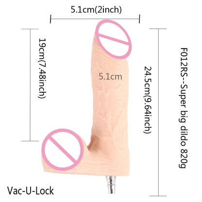 Premium Silicone Dildo Attachment Set