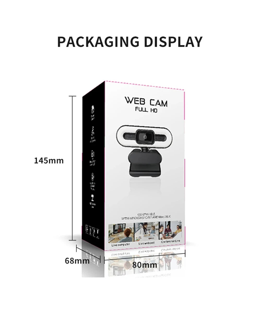 4k Rotatable 360° Webcam