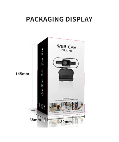 4k Rotatable 360° Webcam