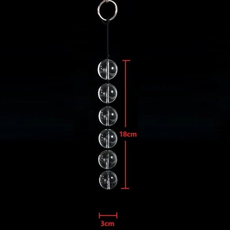5 Sizes Glass Anal Beads Vaginal Balls Butt Plug Toy BDSM Massager Beads Inserted Plug Erotic Anal Bead Viabrator Accessories