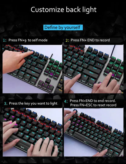 Glow Cam Keyboard