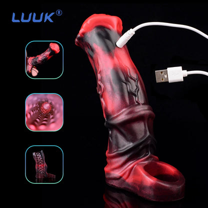 Vibrating Silicone Sleeve Extender – Multi-Mode