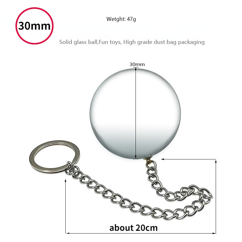 Crystal Glass Ball Anal Plugs Anal Dilator Pendant Ball Butt Plug Alternative Orgasm Daisy Stimulation Sex Tools Erotic Supplies