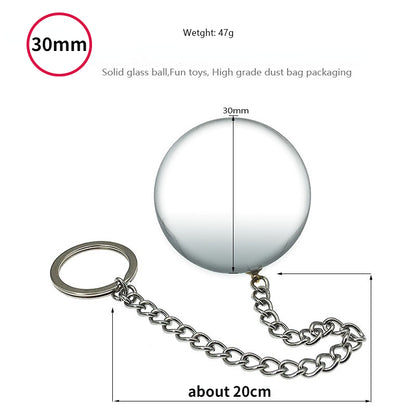 Crystal Glass Ball Anal Plugs Anal Dilator Pendant Ball Butt Plug Alternative Orgasm Daisy Stimulation Sex Tools Erotic Supplies
