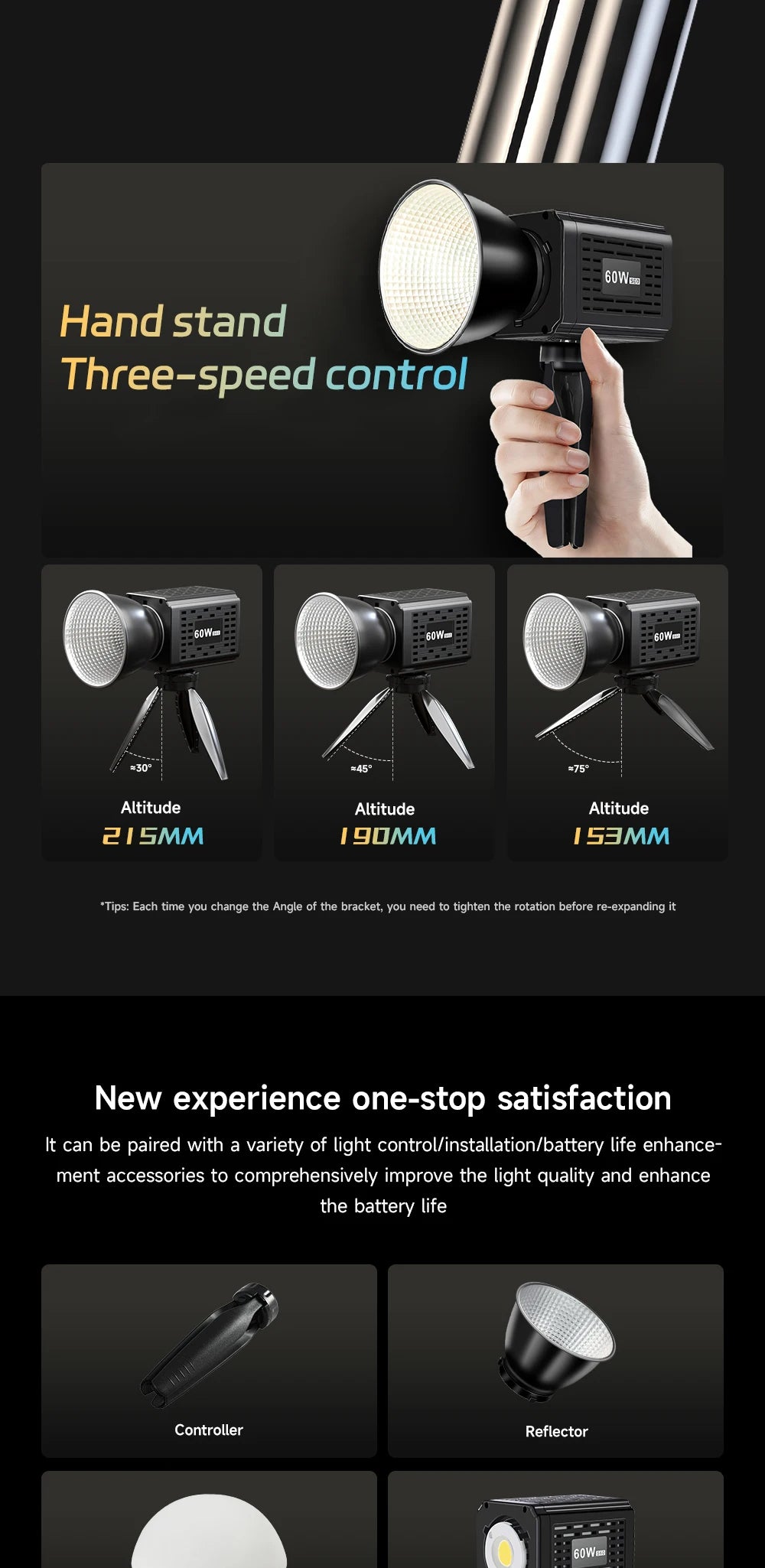 Pro Creators Handheld COB LED Light