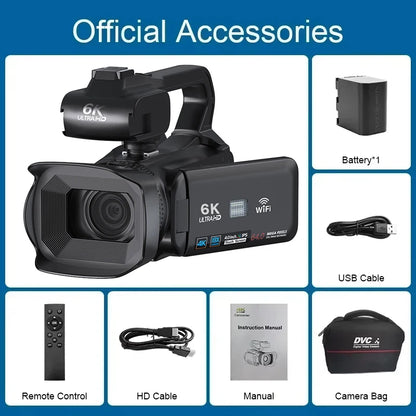 Ultra HD 6K Camcorder
