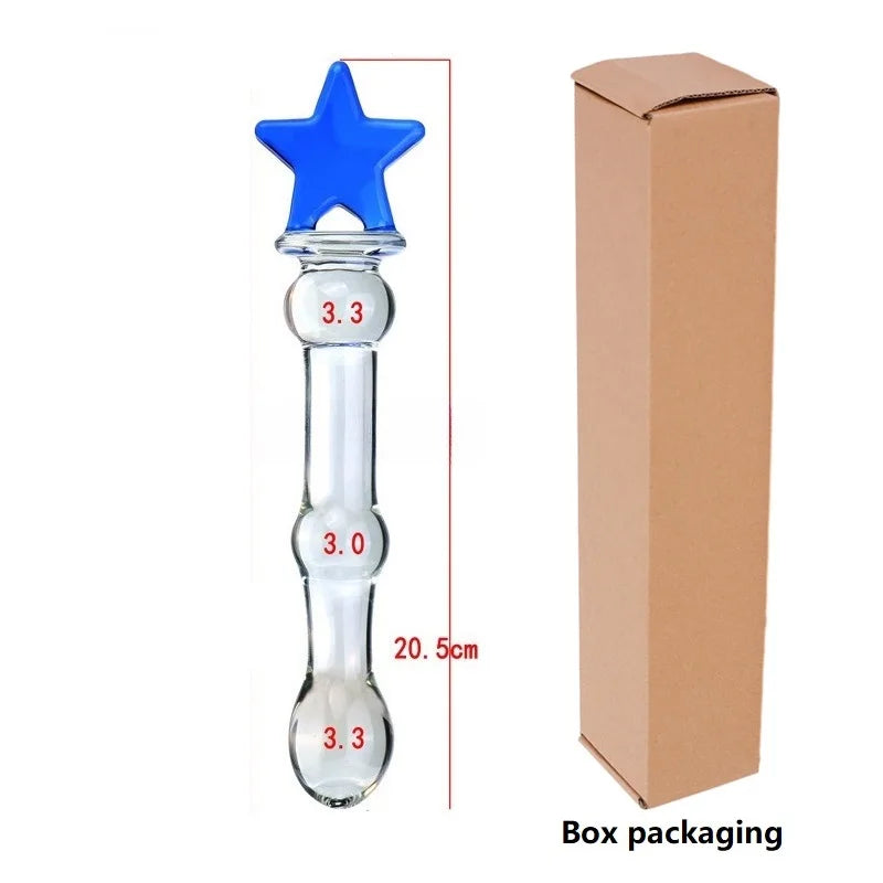 High-Quality Glass Massager Plug
