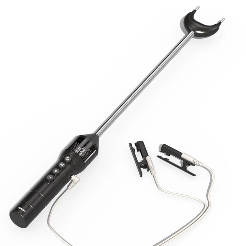 Electric Shock Stick, Use with nipple clamps, Adjustable Pulse Stimulator, Sex Game, Microcurrent BDSM Training, Adult Sex Toys