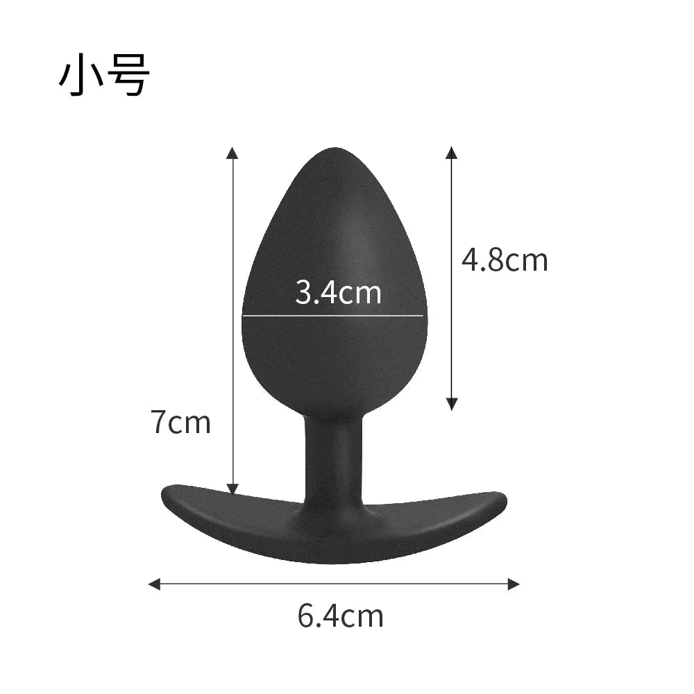 Rolling Bead Anal Plug Wearable Silicone Butt Plug Stimulation Anus Masturbator G-Spot Massage Dildo BDSM Sex Toys for Man Women
