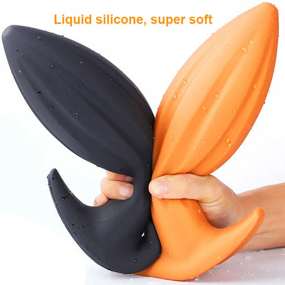 Huge Silicone Anal Plug — Progressive 5 Sizes S to XL