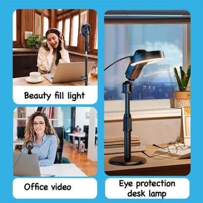 AI Autofocus 4K Webcam With Light