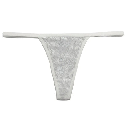 5 Pcs/lot Low Waist Lace Panties Sexy Underwear M-XL Transparent Underpants Lace Comfortable Thongs Ladies Lingerie