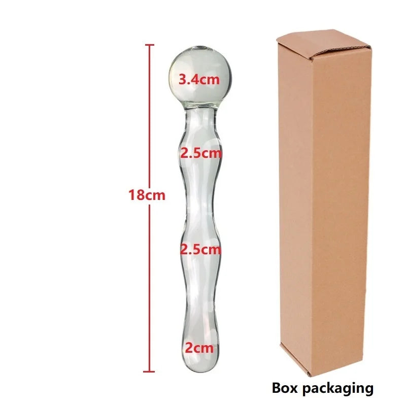Polished Borosilicate Wand for Women