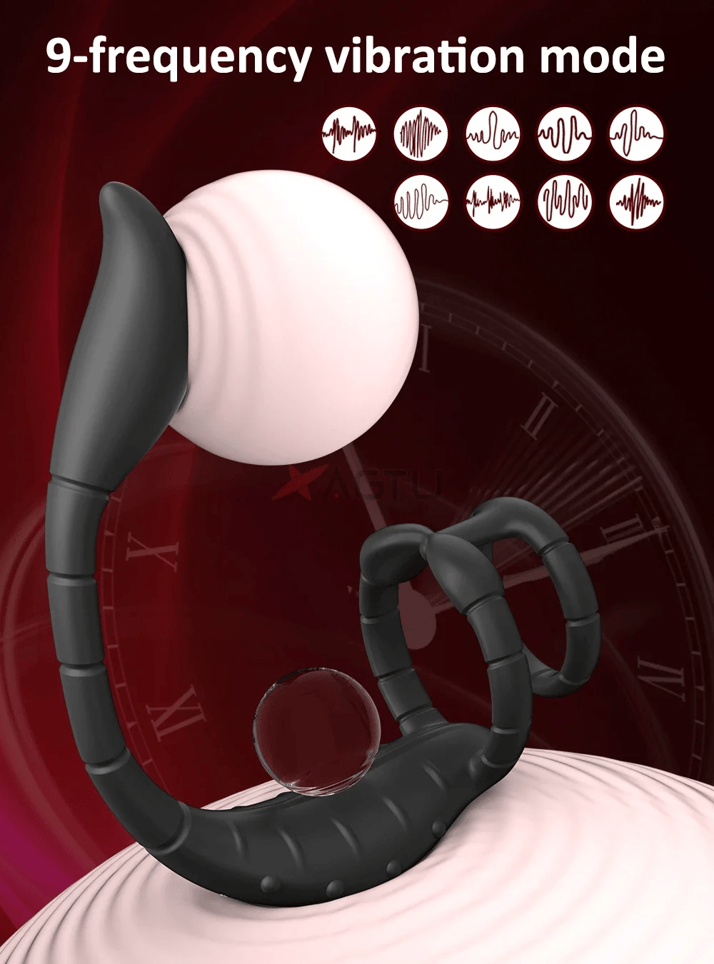 App Control Plug with Vibrating Ring