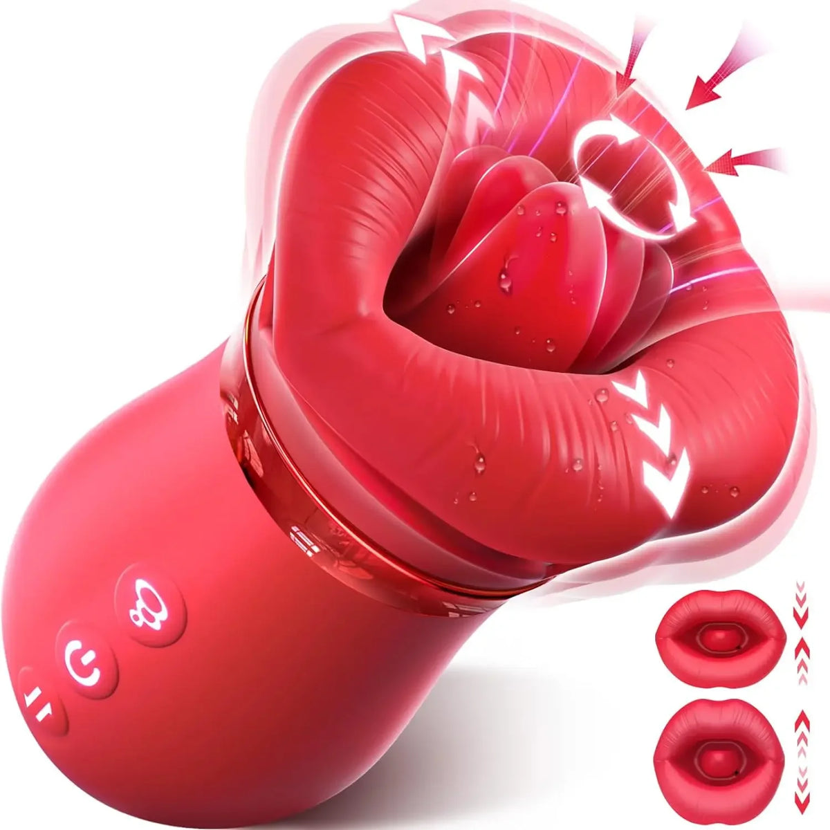 Rose Mouth-Shaped Vibrator Clitoral