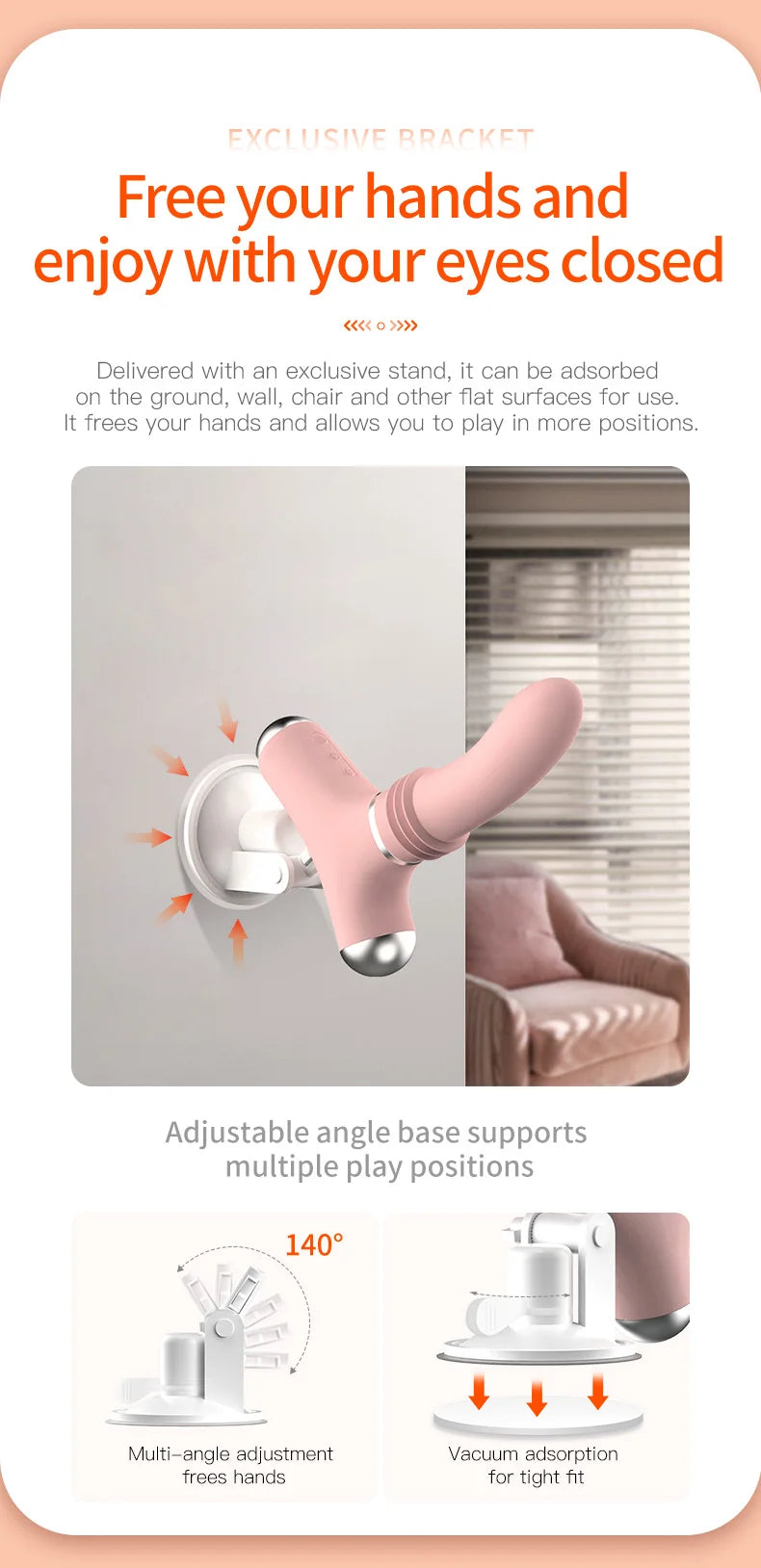 Powerful Sex Machine & Device, Heatable Thrusting Dildo for Women Men, Remote Control Vibrator G-Spot Anal Stimulator,Adult Toys