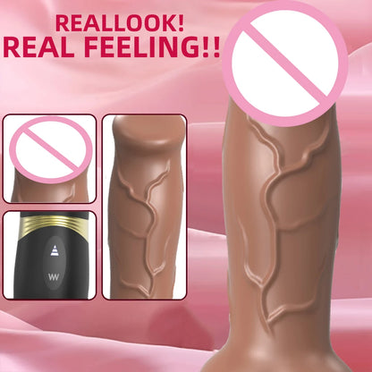 Automatic Hands-Free Thrusting Dildo