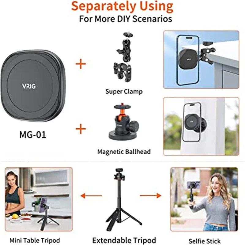 Quick-Install Magnetic Phone Mount