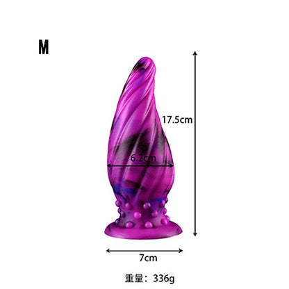 Luminous Glow Silicone Anal Plug — 5 Sizes Body Safe