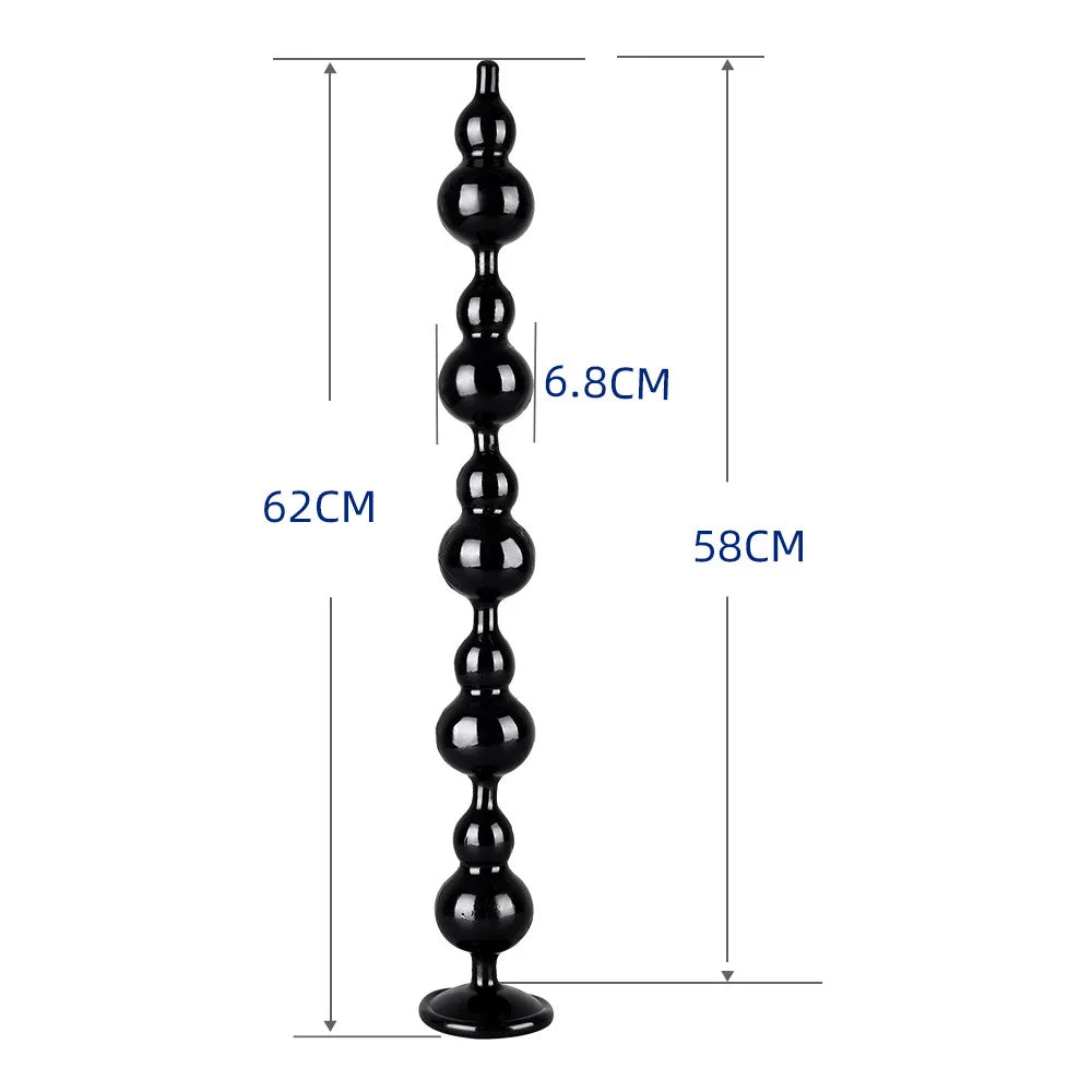 62cm Crystal Chain Beads Plug