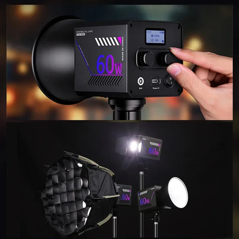Adjustable Brightness LED Streaming Lamp