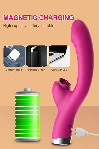 10 Tongue Licking Modes Vibrator