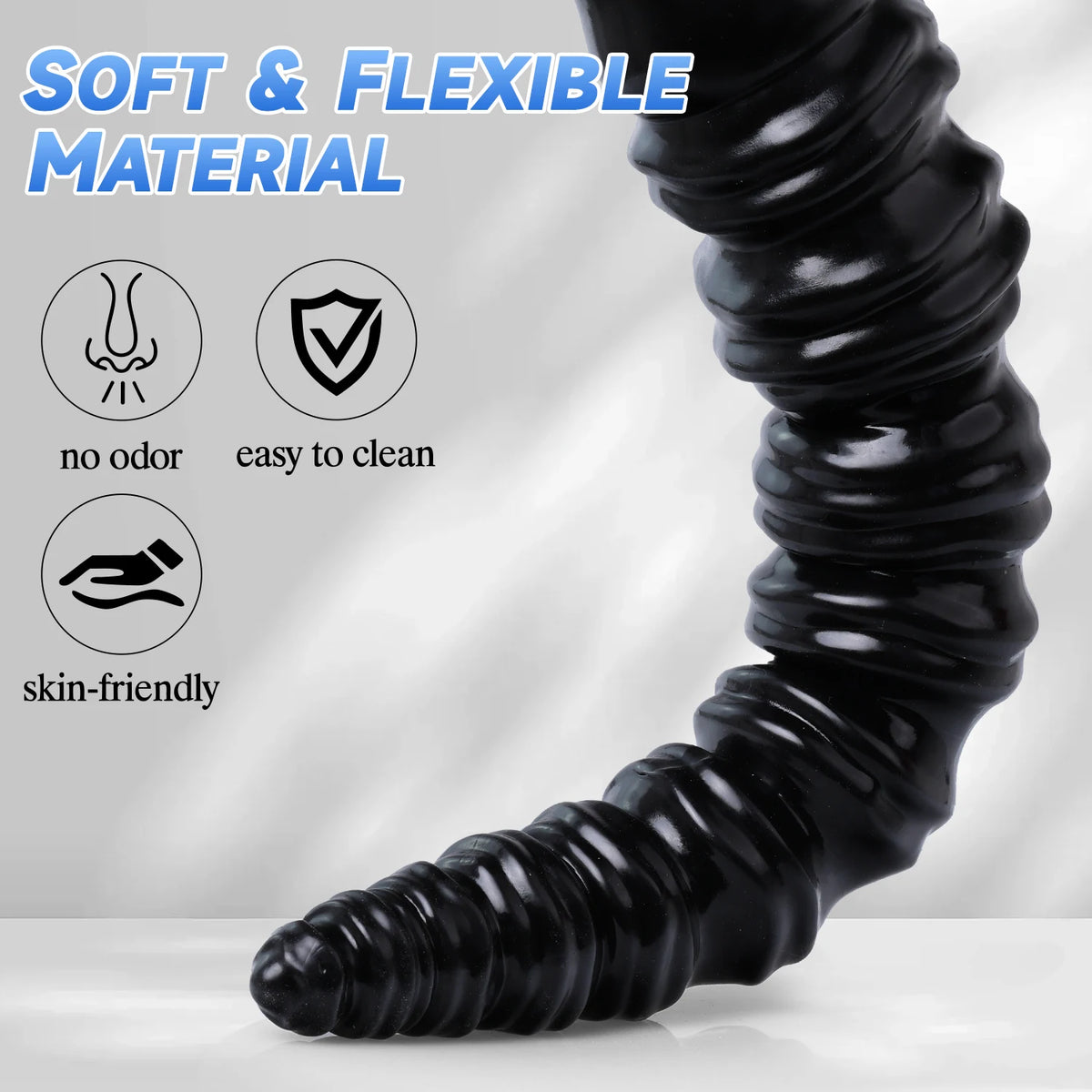 Soft Overlength Dildo Butt Plug