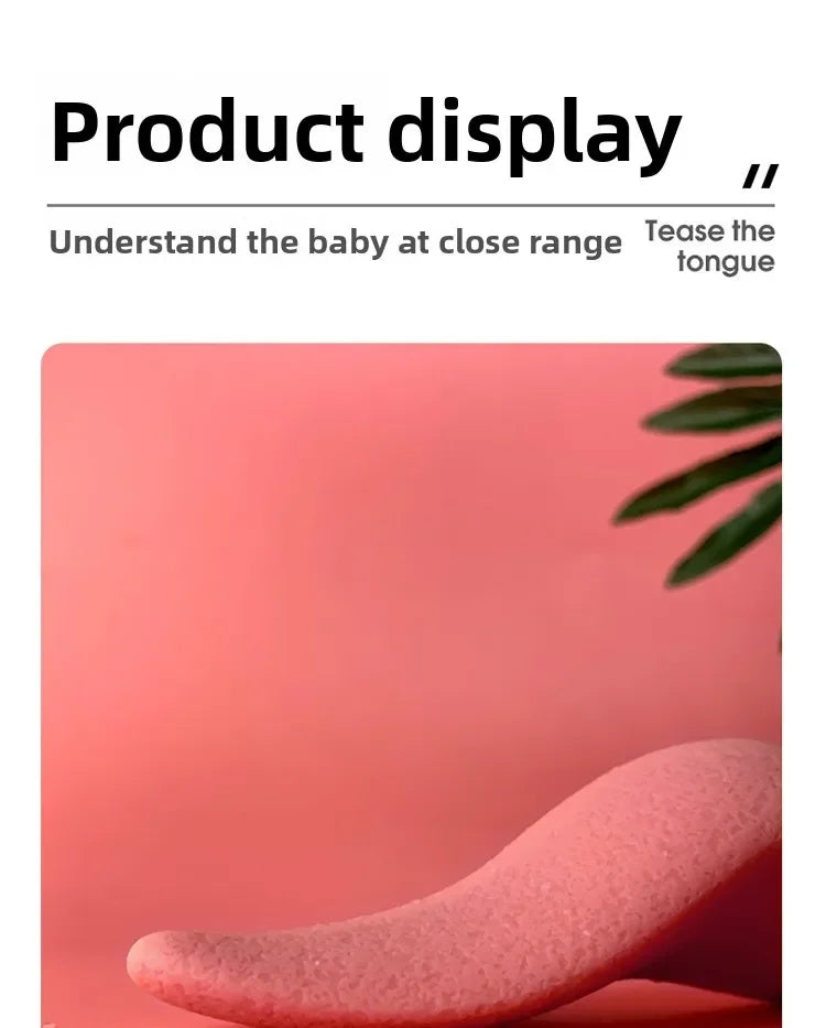 Tongue Licking Dildo Vibrator
