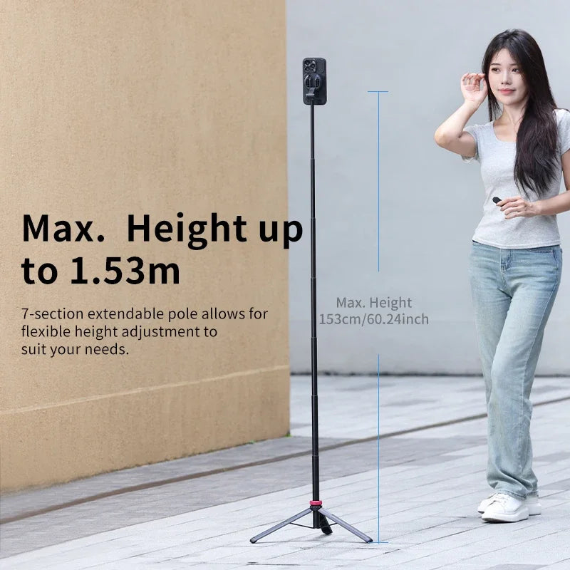 Bluetooth Remote Magnetic Phone Tripod