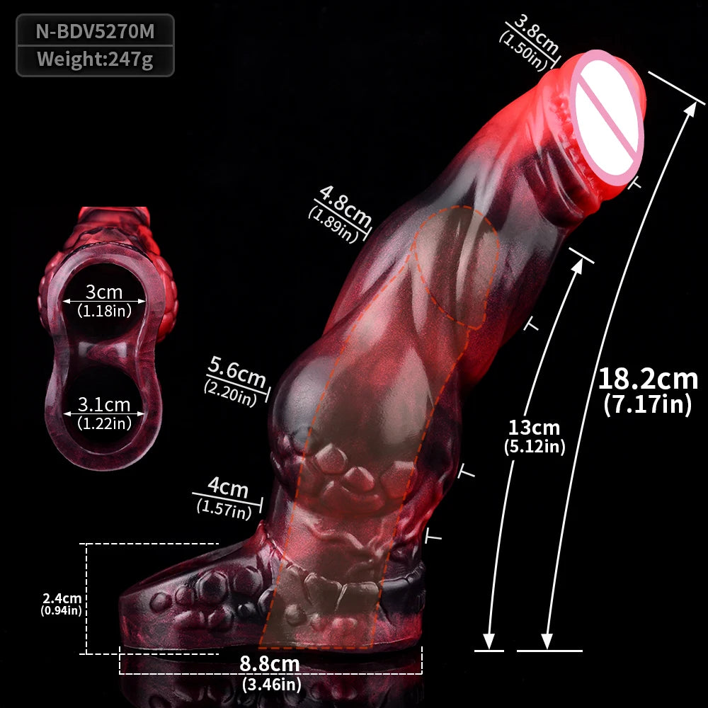 Vibrating Silicone Sleeve Extender – Multi-Mode