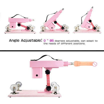 Quiet Auto Sex Machine with 3XLR Attachments