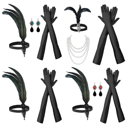 1920s Flapper Cosplay Accessory Set